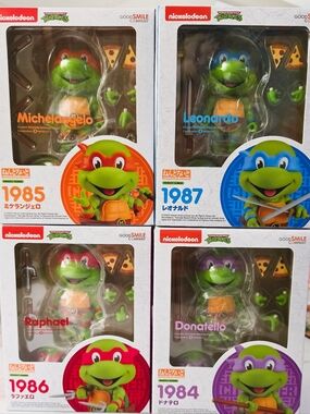 TMNT Good Smile Company Nendoroid Complete Set (1984–1987)